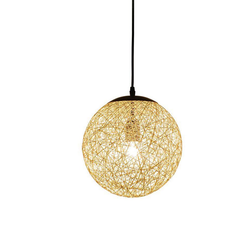 Suspension boule créative pour ambiance chaleureuse de salle à manger et comptoir bar