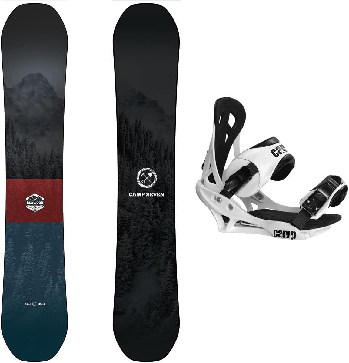 Camp Seven Redwood and Summit Men's Snowboard Package