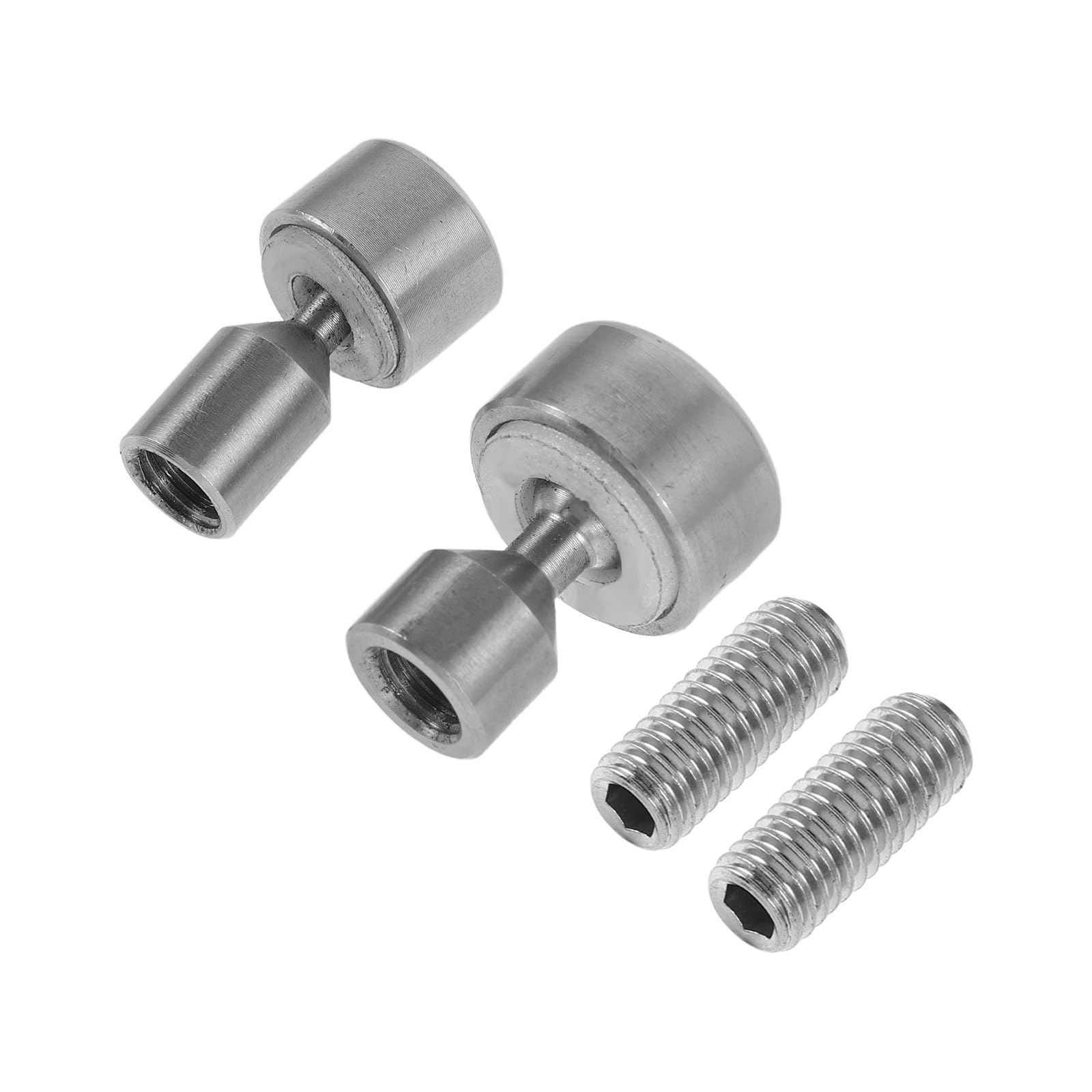 2 Stück Universelles Auto Reparaturwerkzeug aus Metall mit Voller Abdeckung für Selbstgemacht Garage und Karosseriereparatur in Silber