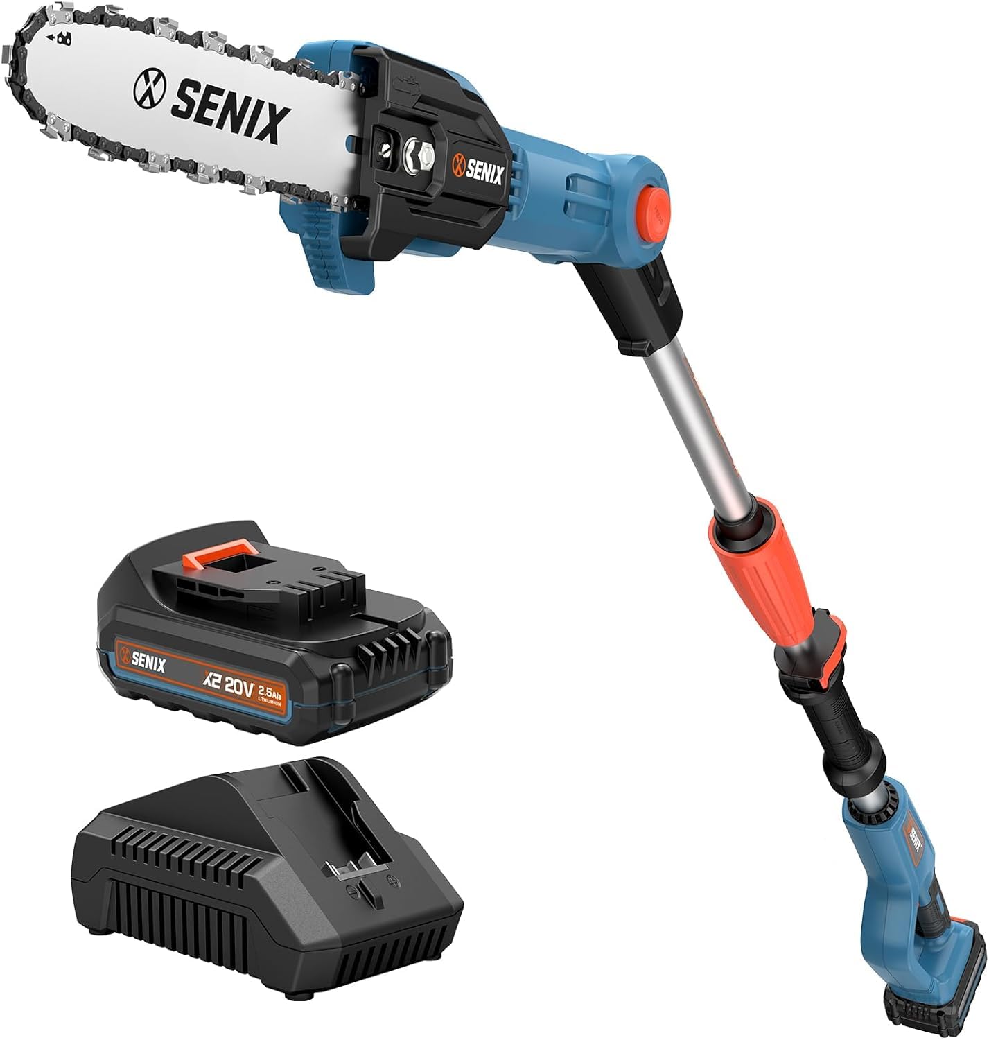 Amazon.com : SENIX Electric Pole Saw for Tree Trimming, 8 Inch 20V