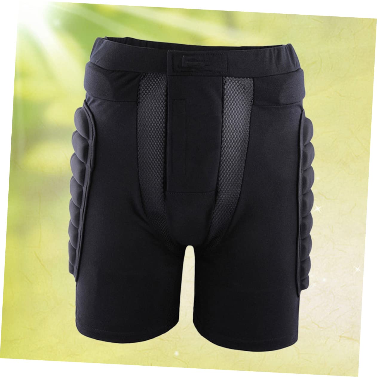 GOOHOCHY Adult Black Snowboarding Protective Gear Ski Pants for Hockey Skating and Snow Sports Padded Protective Pants for Winter Activities Black Size S