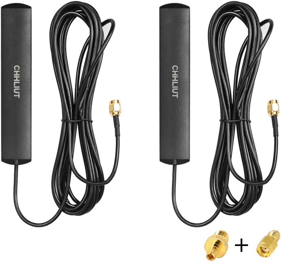 WiFi Antenna 2.4G SMA Male Window 3dBi Antenna Omni-Directional Signal Amplifier WLAN Router Antennas Booster