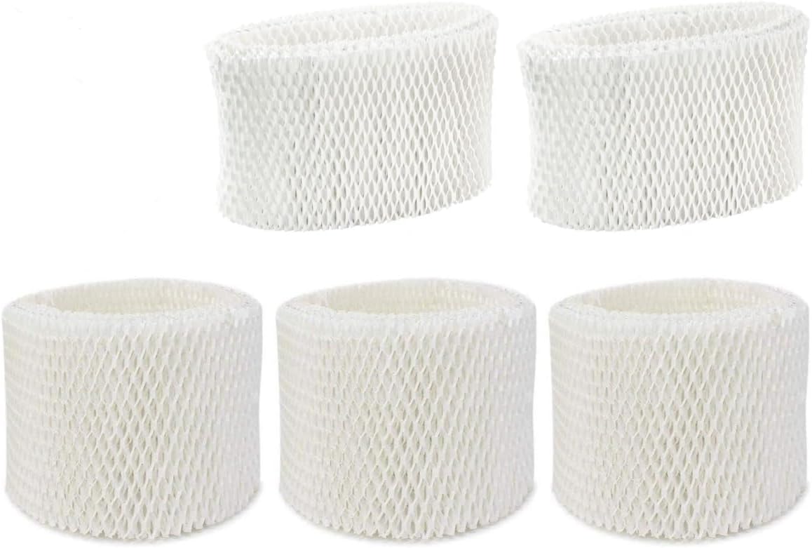 WF2 Humidifier Filters for Vicks Humidifier V3100 V3500 V3600 V3700 V3800 V3850 V3900, for Honeywell HCM-350 HCM-630 HCM-300T, for Kaz 3020, for Sunbeam 1118 1119, ECM-250i, ECM-500 (5 Pcs)