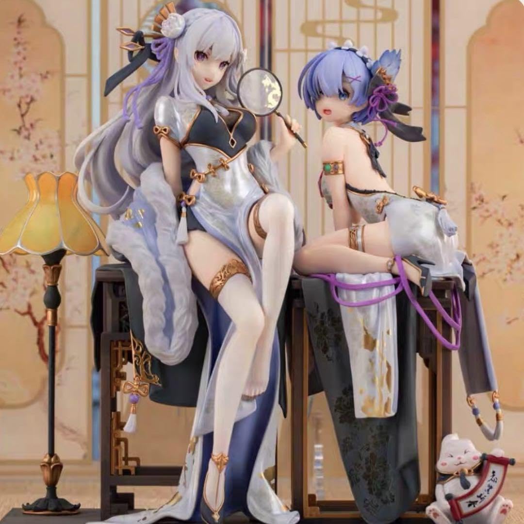 Amazon.co.jp: レムエミリア 優雅 美人 &エミリアフィギュアレムの 