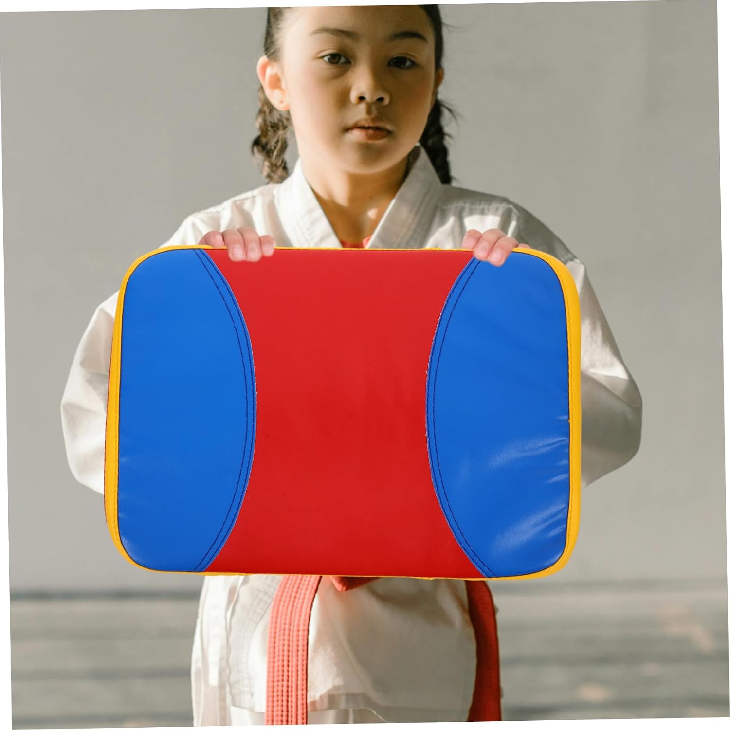 KOMBIUDA Martial Arts Equipment Arc Target Kick Pad Kickboxing Training Pad Taekwondo Punching Shield Wrist Back Support