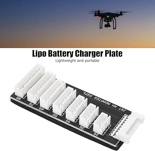 Miniatura 3 de JST-XH 2S-8S Lipo - Tabla de equilibrio de batería, placa de cargador de batería Lipo de alta presión para la mayoría de los cargadores de batería
