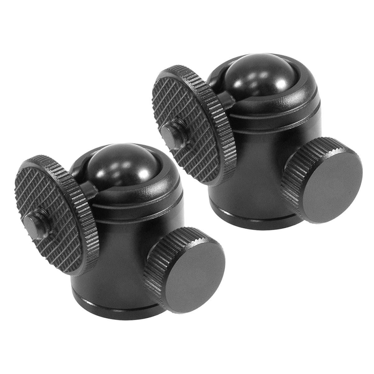 ARTIBETTER 2Pcs Metal Rotating Ball Head for Tripod Mount Compatible with Cameras and Projectors Compact and Lightweight for Travel and Outdoor Sports Recording Stable and Reliable