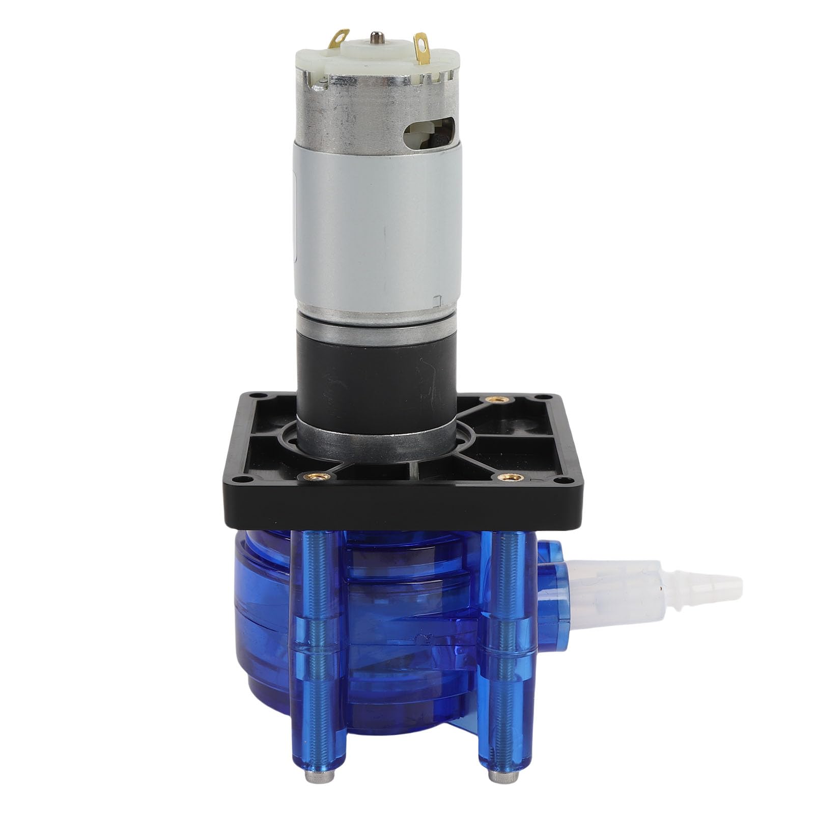 Reparatur-Ersatzteil – Schlauchpumpe mit gebürstetem Gleichstrommotor, 12 V, 0,9 A, 800 ml/min Durchflussrate, kompatibel mit Wäscherei- und Waschmaschinen, PC, Edelstahl- und (12V)