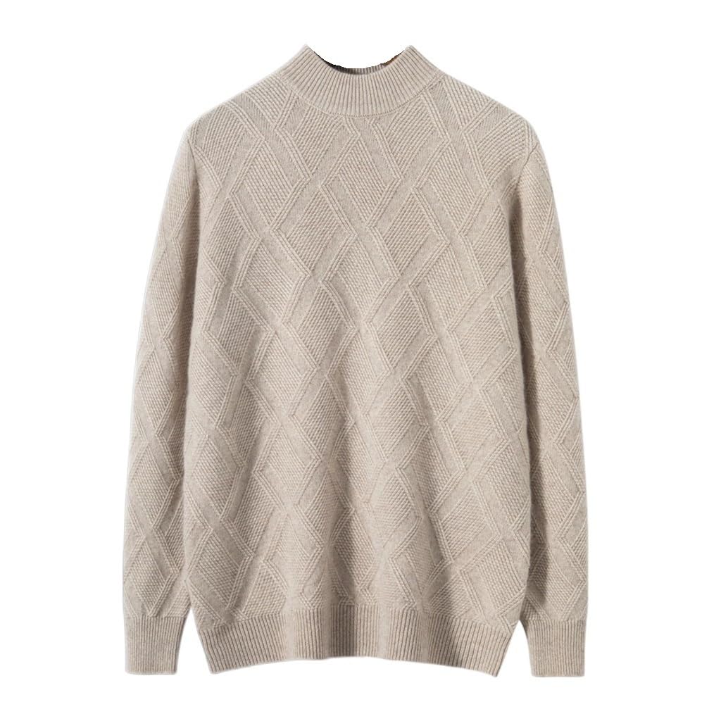 Pull en cachemire à revers haut femme pull ample grande taille décontracté Large
