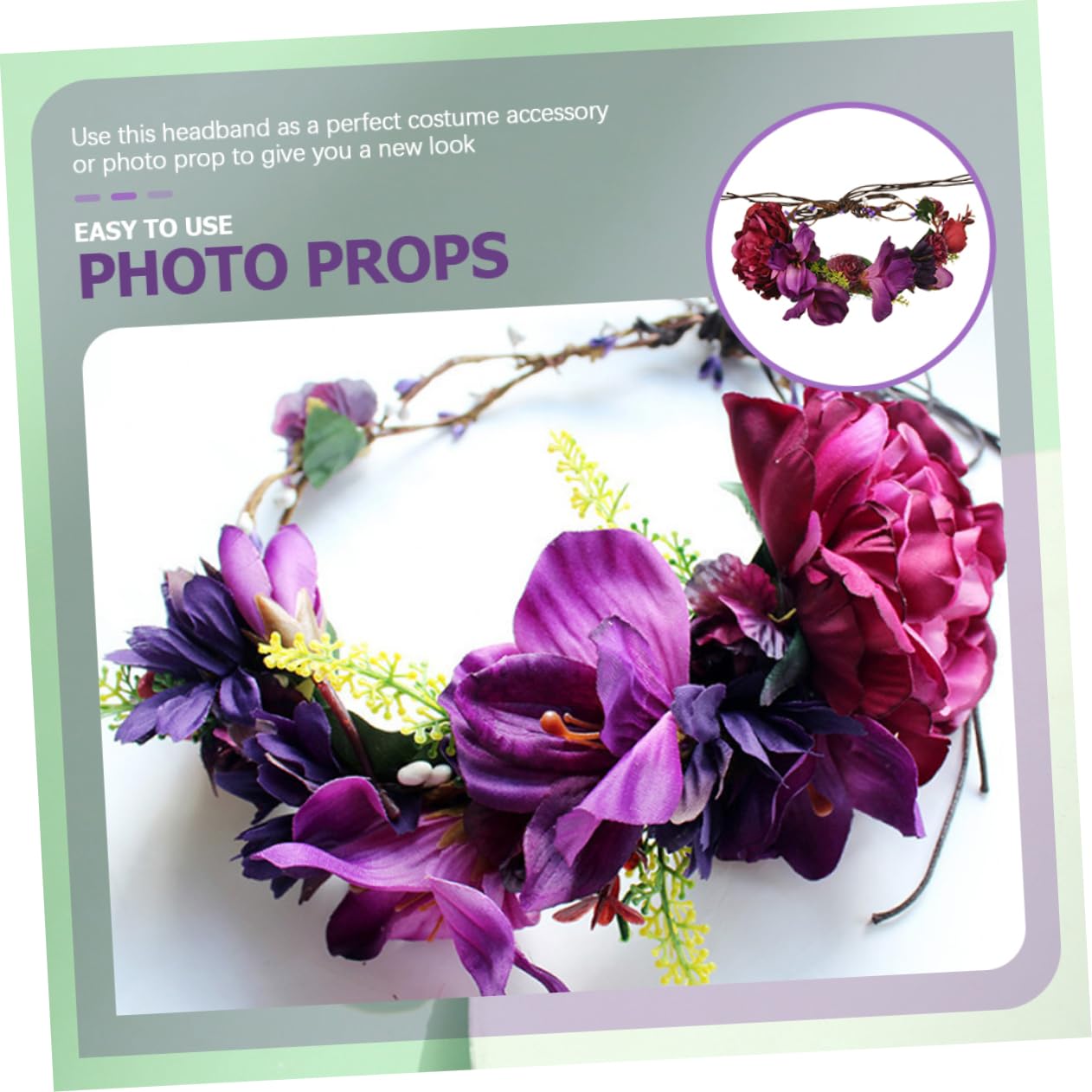 GALPADA 5pezzi Cerchietto Sposa Accessorio Per Matrimoni e Per Fotografia e Speciali Facile Indossare e