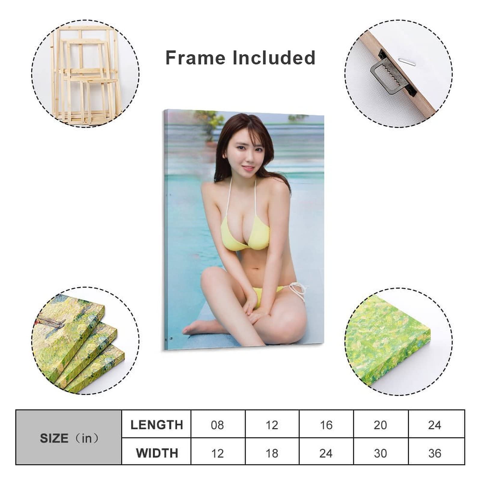 Amazon.co.jp: 沢口愛華グラビア水着画像写真ポスター 絵画 ポスター