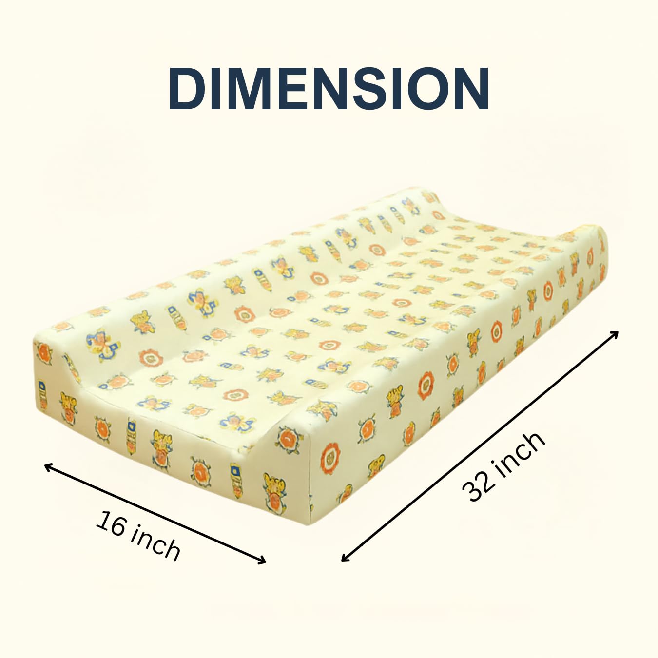 Baby Diaper Changing and Massage Pad with Safety Belt (Teddy + Tree Cover) - Image 4 thumbnail