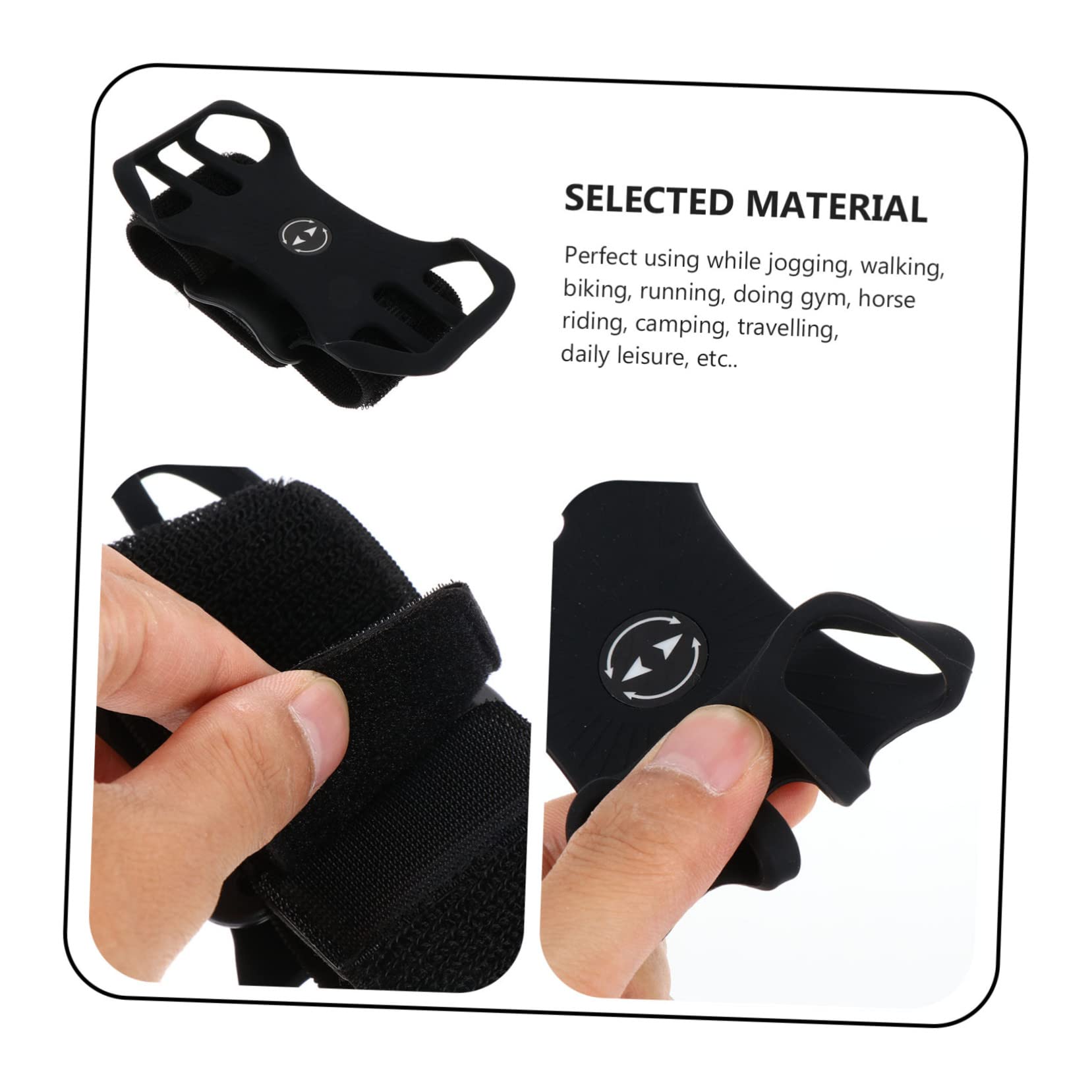 HOMSFOU 3sets Borsa Da Braccio Per Smartphone e Leggera Design Creativo e Pratico Per Jogging e Attività Sportive