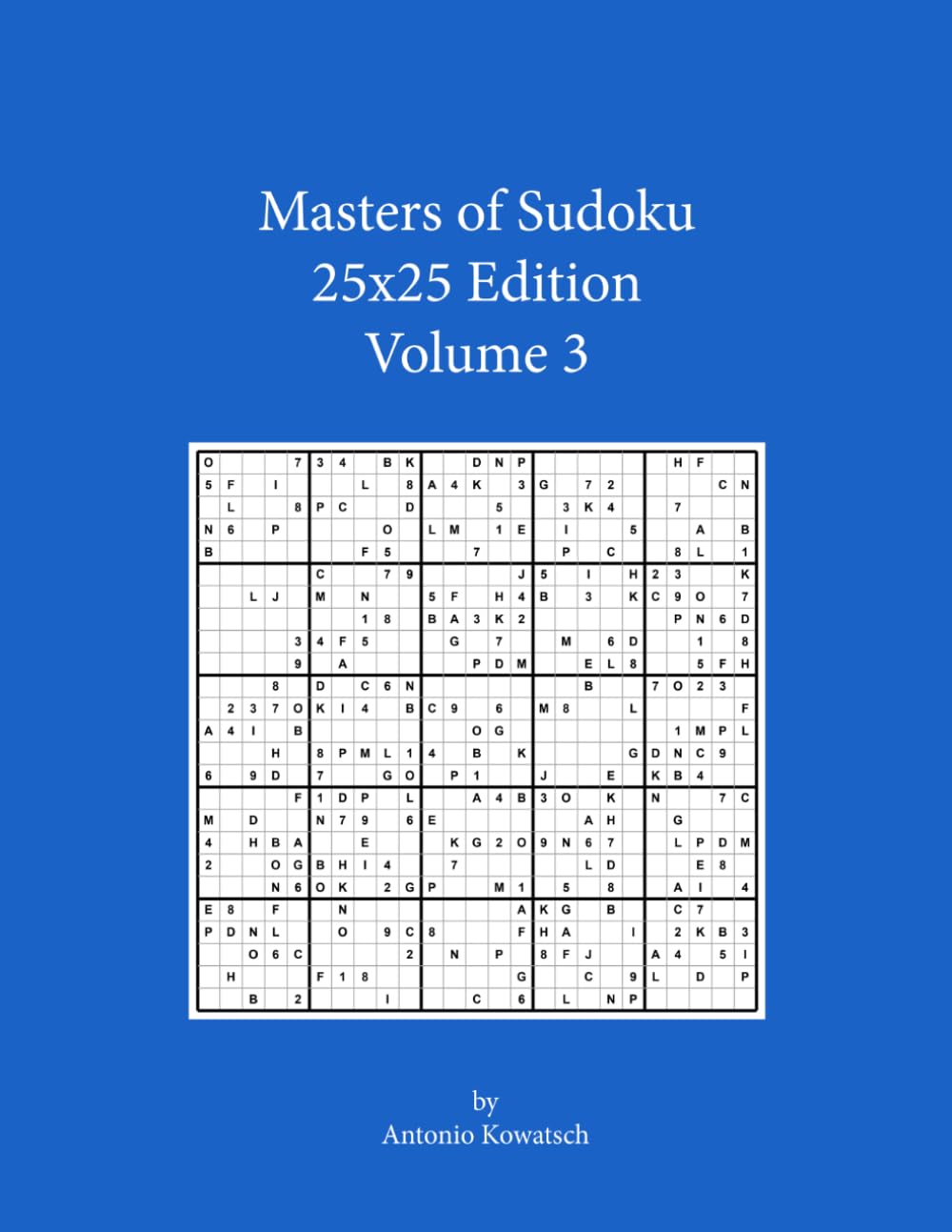Masters of Sudoku 25x25 Edition Volume 3