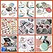 Button Maker Machine 37mm 1.5 inch Button Badge Maker Pins Punch Press Machine Aluminum Frame 400pcs Free Button Parts + Circle Cutter (37mm 1.5inch)