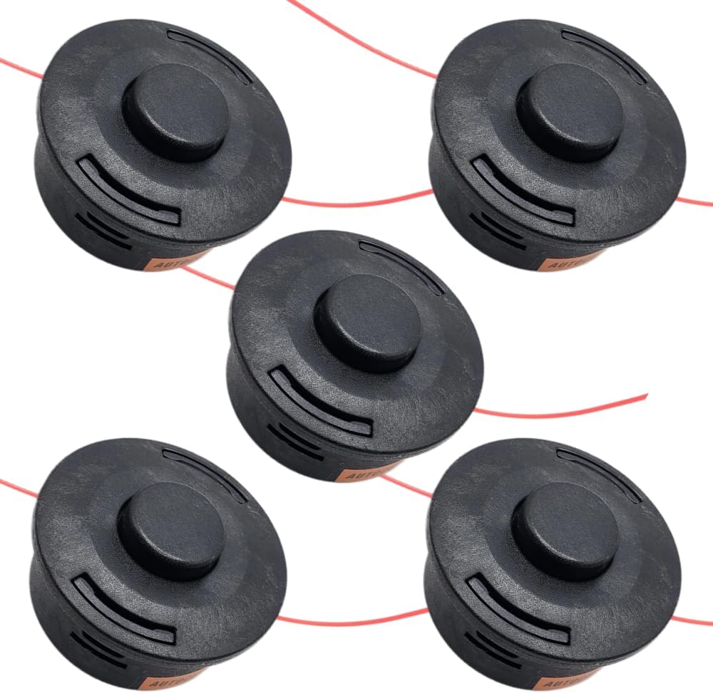 5Pack 25-2 Trimmer Head for Stihl FS90 FS90R FS100 FS110 FS130 FS250 FS56 FS80 FS85 FS55 FS55R Bump Feed String Trimmer Brushcutter AutoCut 25-2 String Trimmer Head Replaces#4002 710 2191