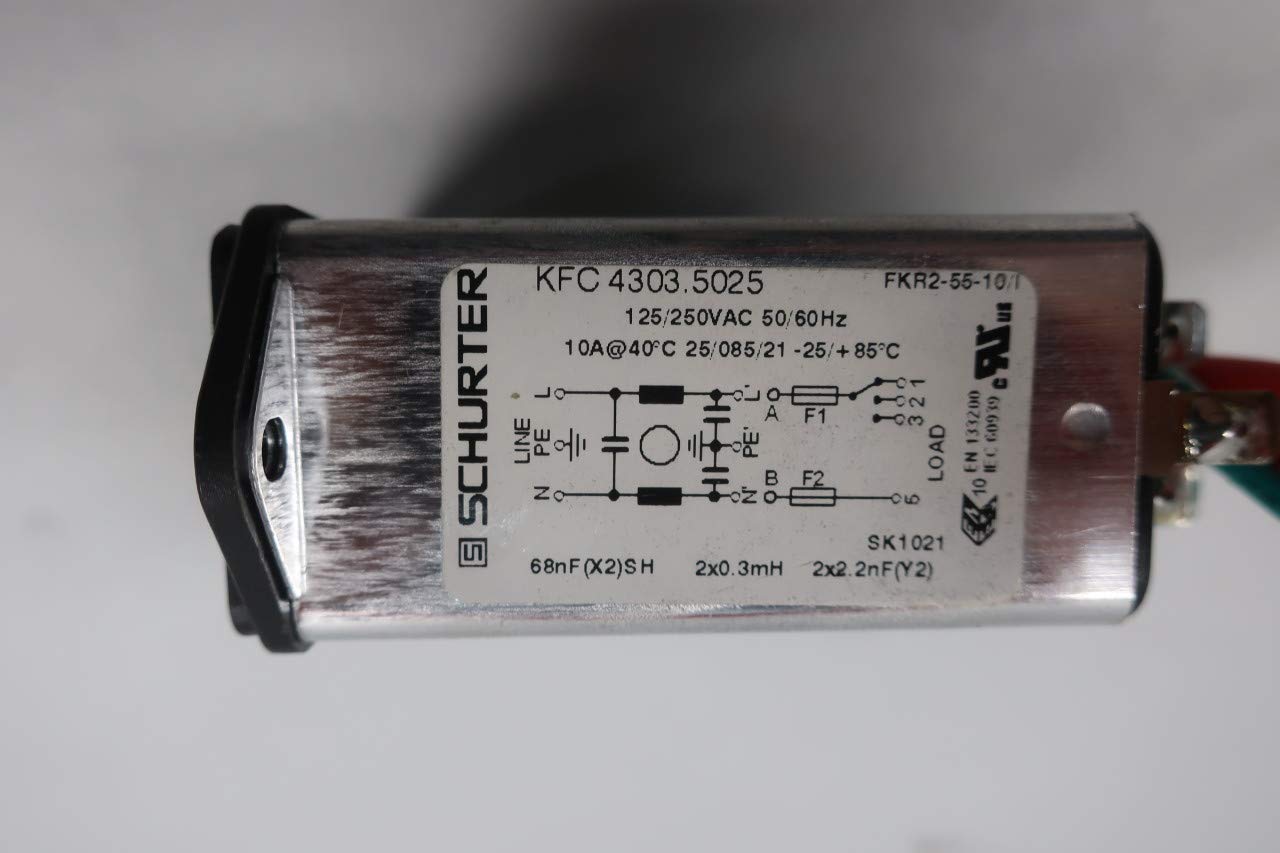 SCHURTER KFC 4303.5025 FKR2-55-10I Power Entry Module product thumbnail 5