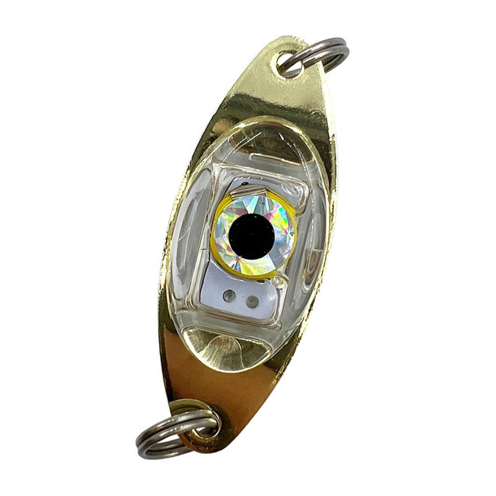 LED Fish Lure Deep Fishing Light Bait Flasher Fishing Spoon Underwater Flasher Light Trolling Lure LED Fish Attractor