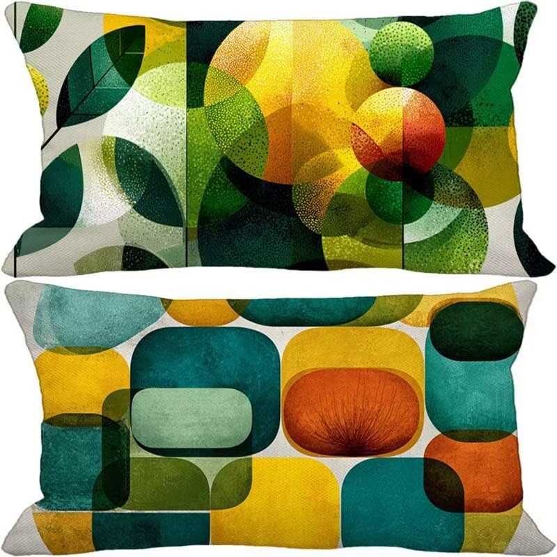 Cushion covers géométrie pour votre décoration de salon d'été et canapé de terrasse
