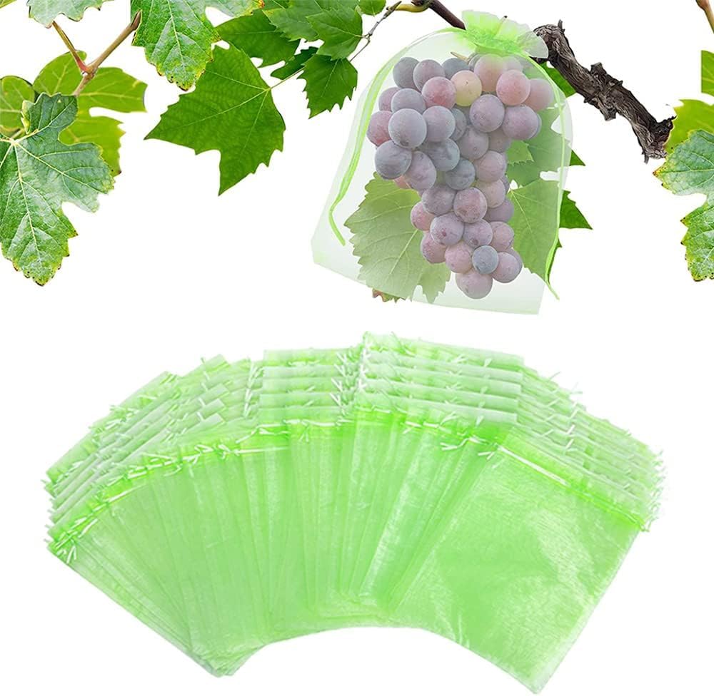 100 Piezas Bolsas De Protección De Frutas,Bolsas Protectoras De Uvas,Bolsas Protectoras para Fruta