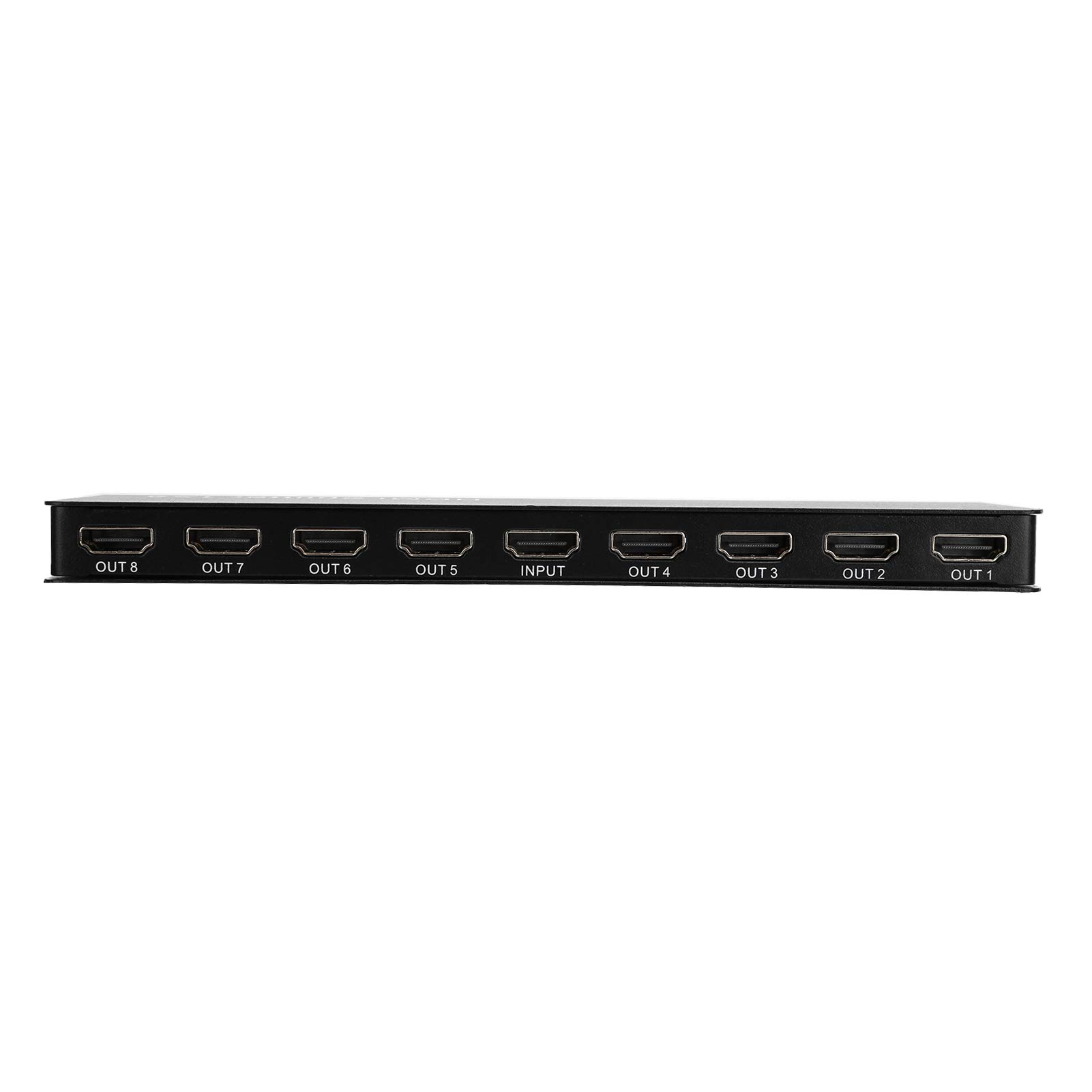 Répartiteur HDMI 1 Entrée 8 Sorties 2.0, Distributeur Audio Vidéo 1080P Full HD 4K pour Moniteurs, Projecteurs (EU)