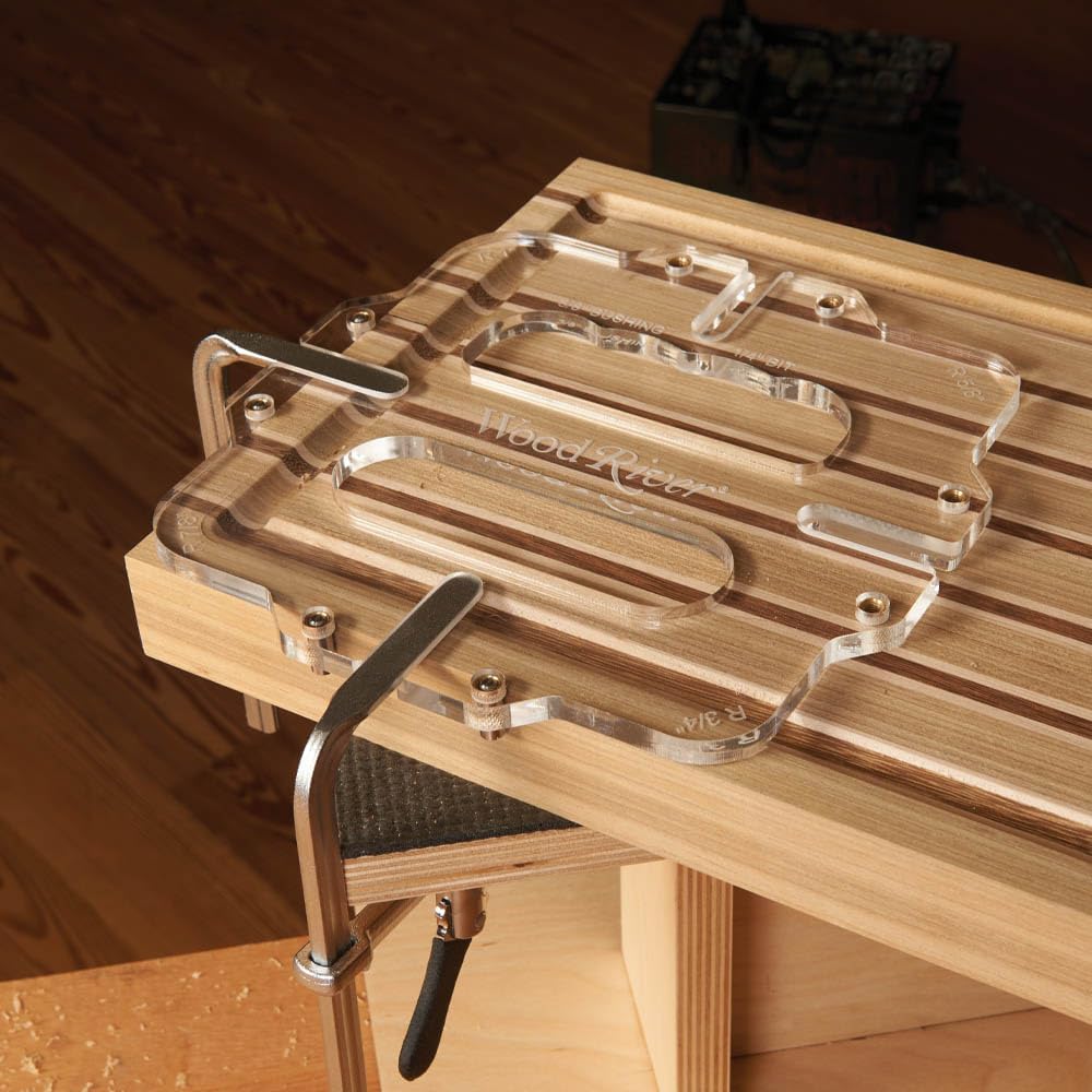 Woodriver Corner Radius Router Jig Template Set 3 Piece Set