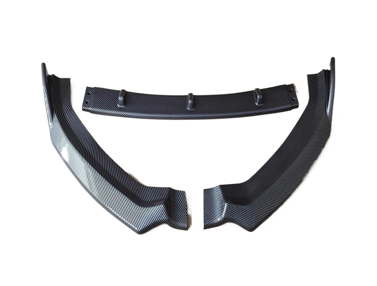 Spoiler avant Audi A3 8V S-Line finition aspect carbone avec diffuseur ABS - 7