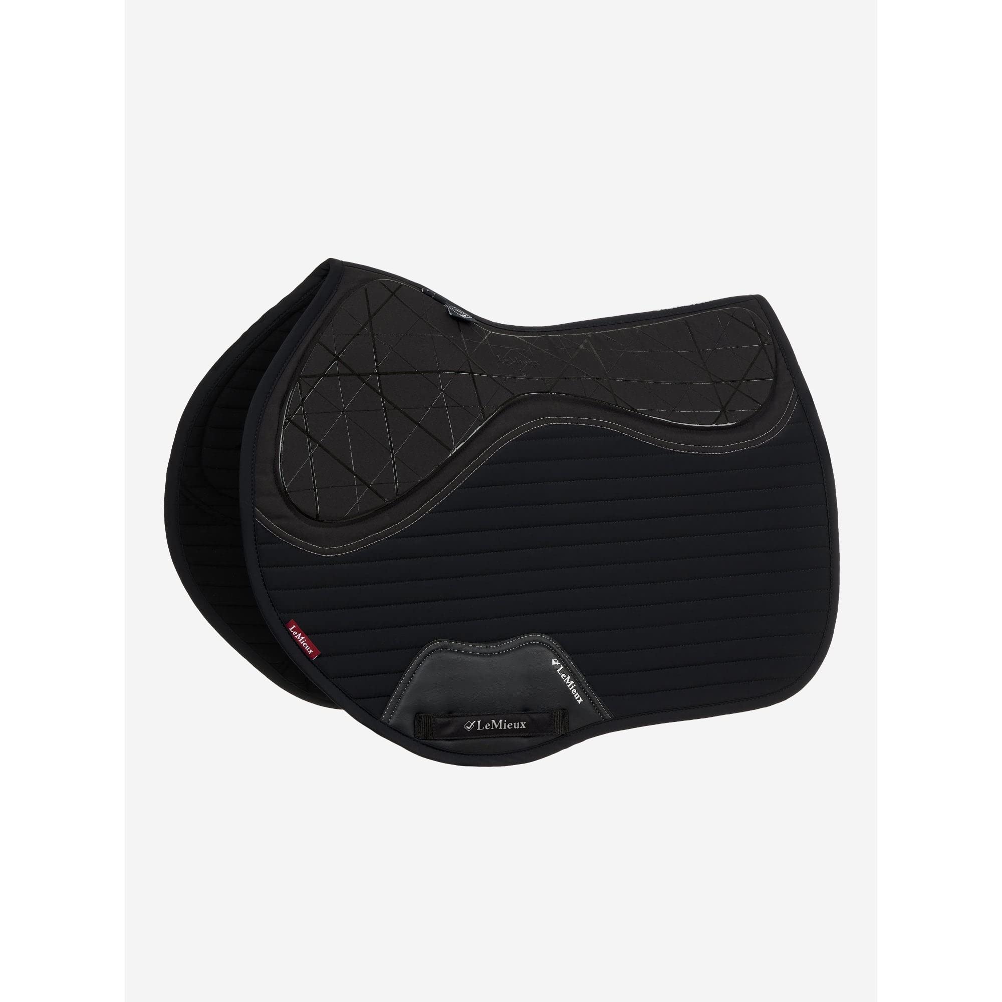 LeMieux Soft Shell Anti Slip Full Size Euro Jump Pad - Black