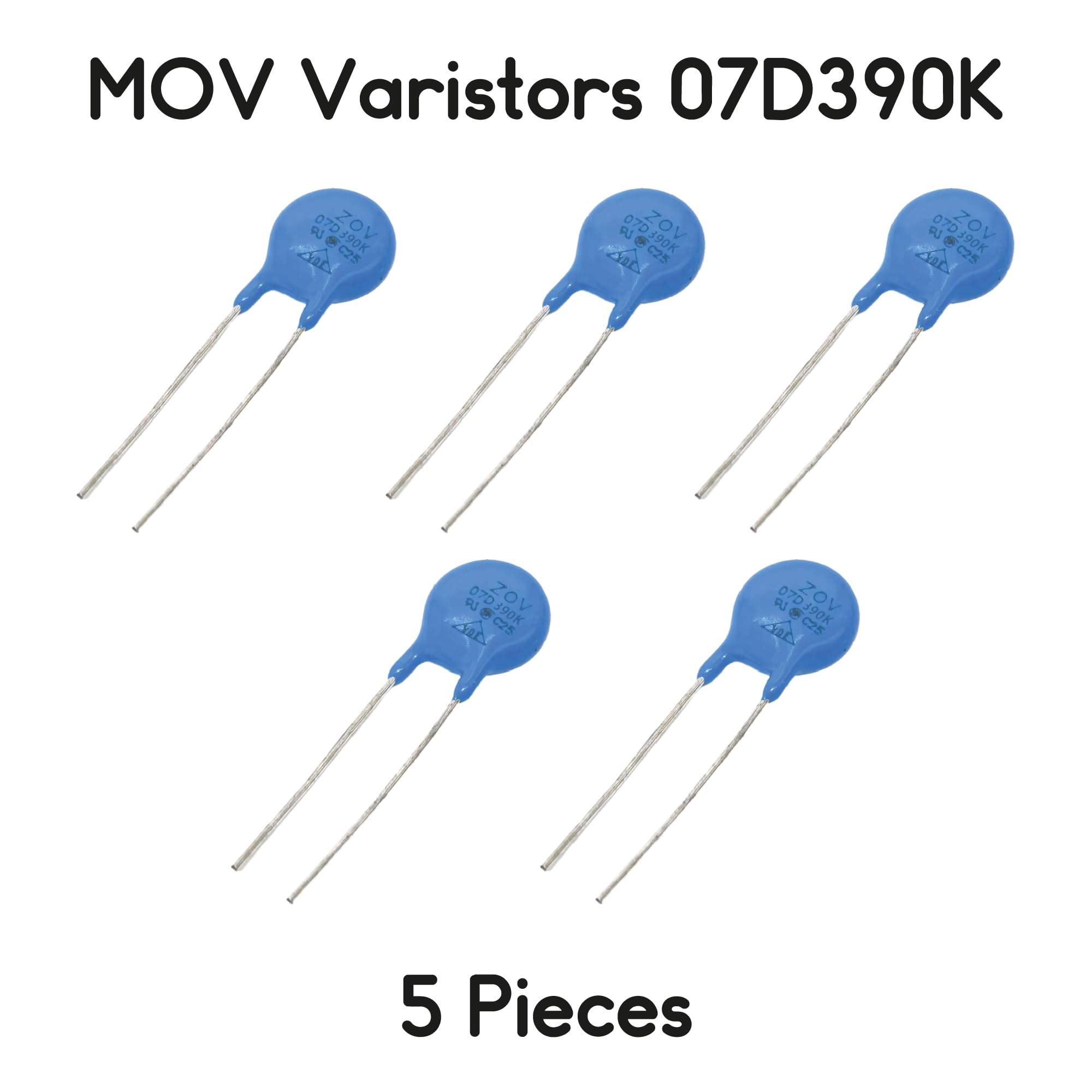 Varistori MOV 07D390K 39V 250A - 5 pezzi