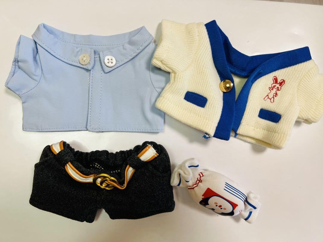 Amazon.co.jp: 20cm お洋服 肖戦 ぬいぐるみ 着せ替え 専用衣装 大白兔