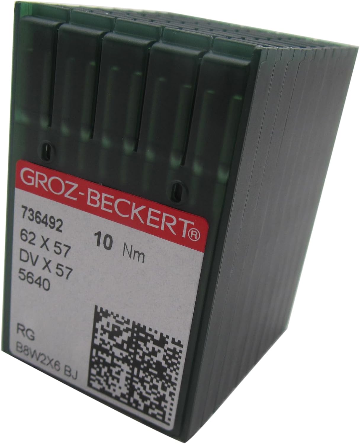 GROZ-BECKERT Needle in CKPSMS Clear Plastic box-100PCS Groz-Beckert 62X57 DVX57 Used On Many Industrial Chainstitch Sewing Machines (Needle Size:16/100)