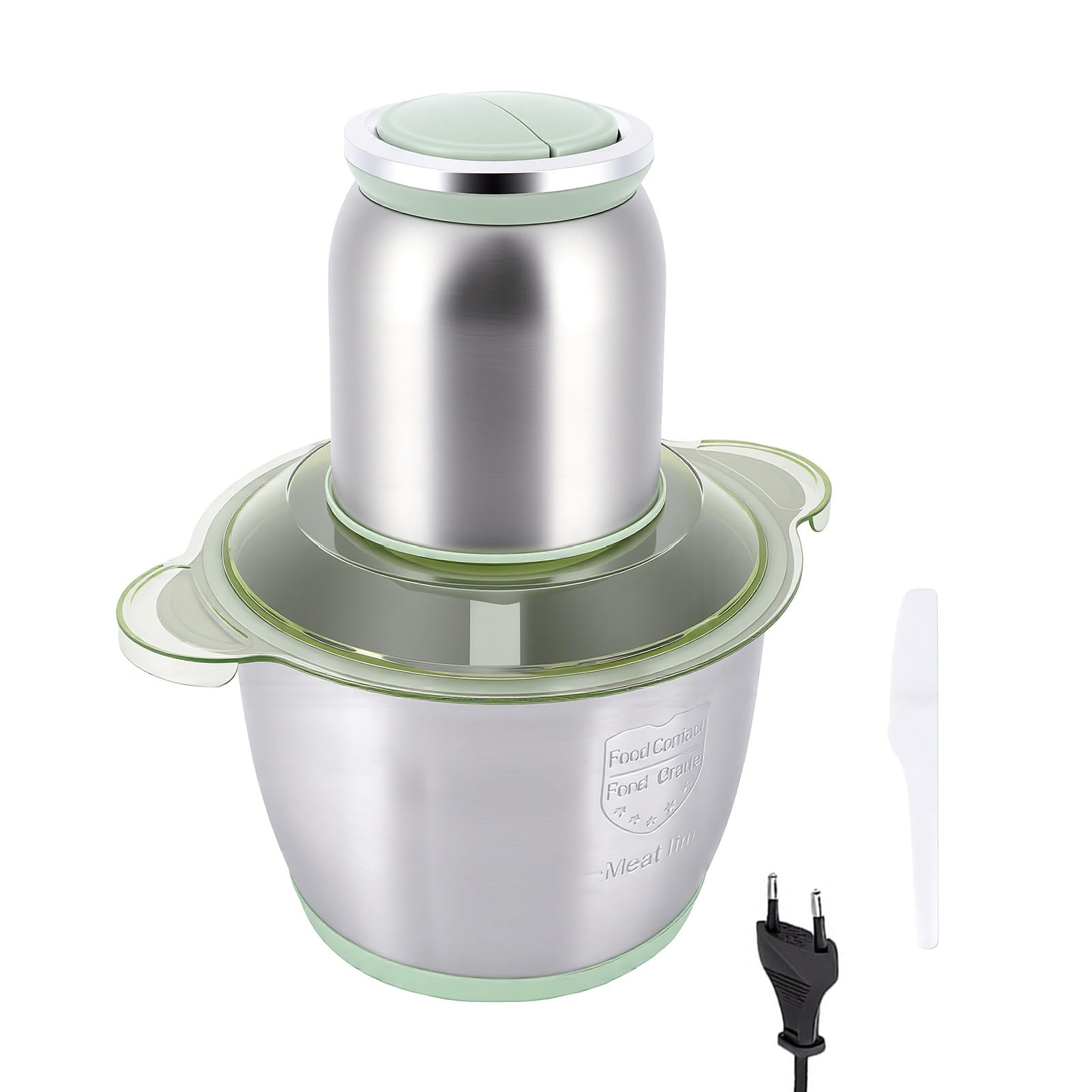 ANGGREK Procesador de Alimentos 3L 400W Picadora de Carne Eléctrica de