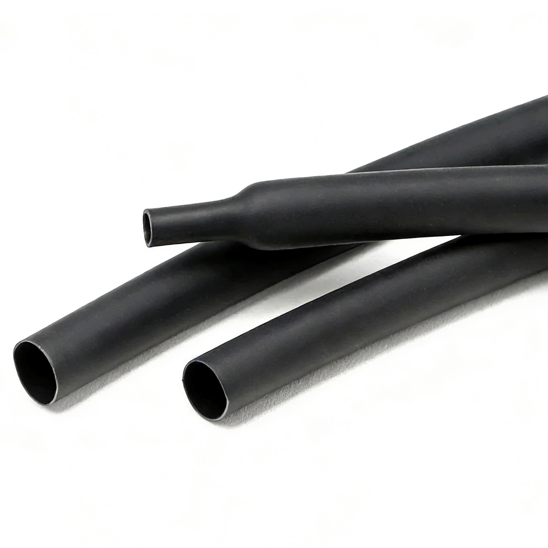 LEPEVNEY 6mm Heat Shrink Tubing 2:1 Ratio Heat Shrink Sleeving for Electrical Insulation Wire Repair Cable Protection, Black, 6mm * 3M