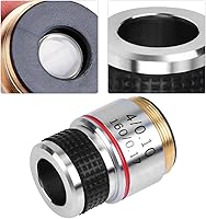 Vista 9 de Oumefar Distancia conjugada 160 0,17 de la lente 185 de los objetivos acromáticos del plan estándar del microscopio compuesto 4X con el cuerpo