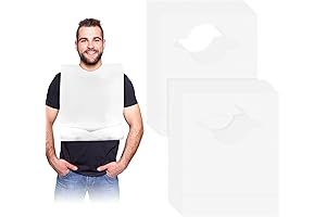 Neat Sheets: 100-Pack Disposable Adult Bibs