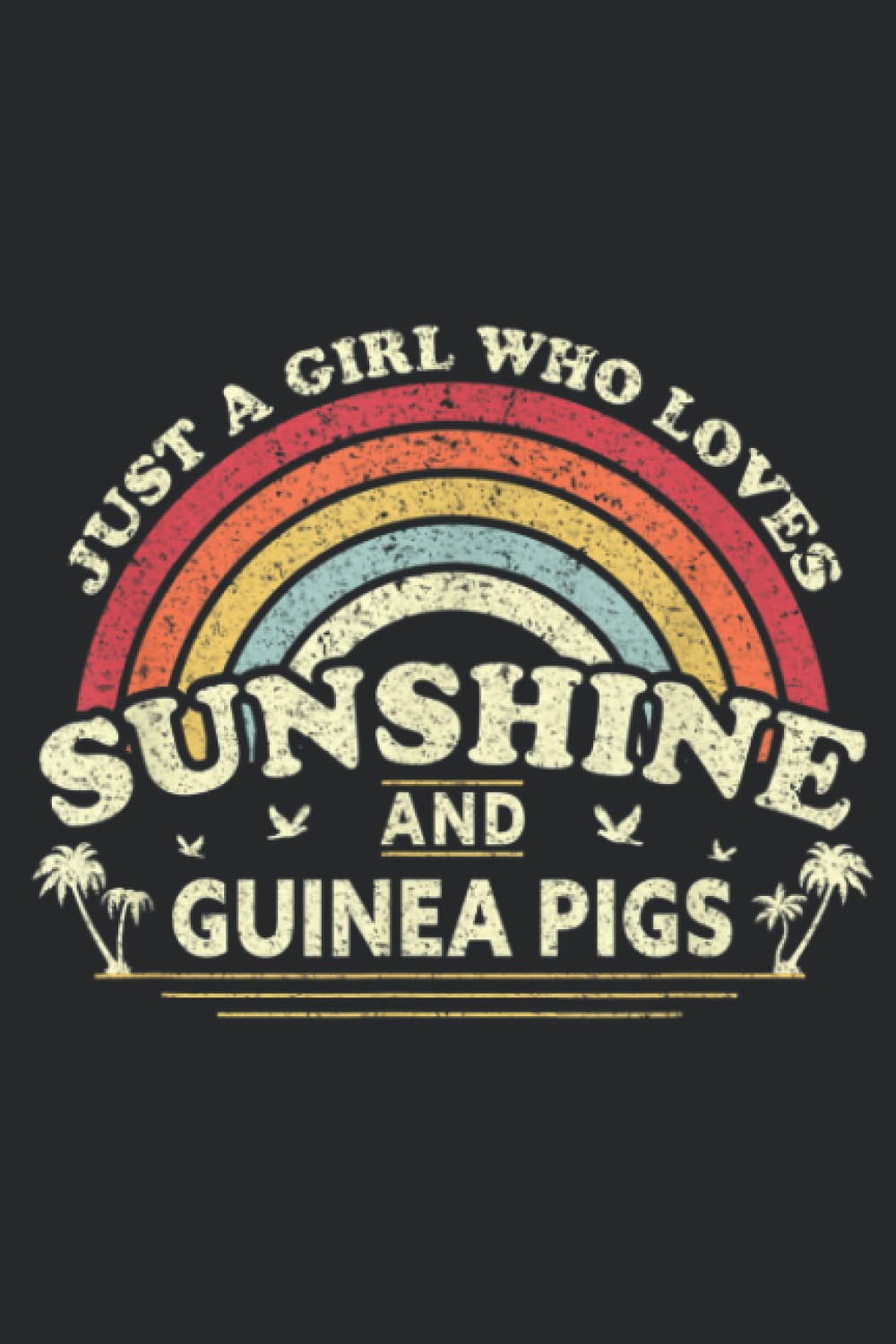 Guinea Pig Family. A Girl Who Loves Sunshine And Guinea Pigs Graphic: Daily Planner Notepad To Do Schedule, Medium 6x9 Inches, 110 Pages, Printed Cover