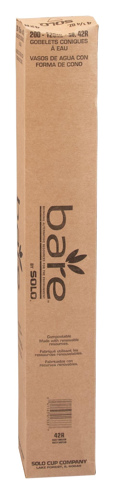 Solo 42R-2050 4.25 oz White Paper Cone Cups (Case of 5000) by SOLO - Image 2