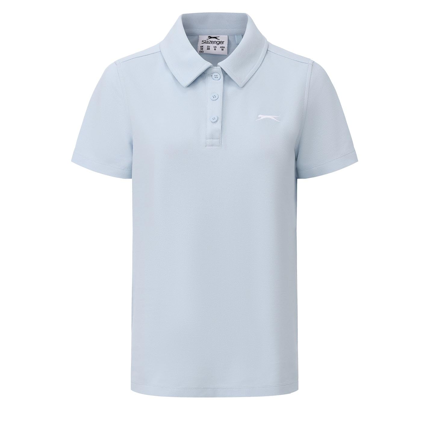 Slazenger Women's Blue Pique Polo in Size 16, Sports Direct