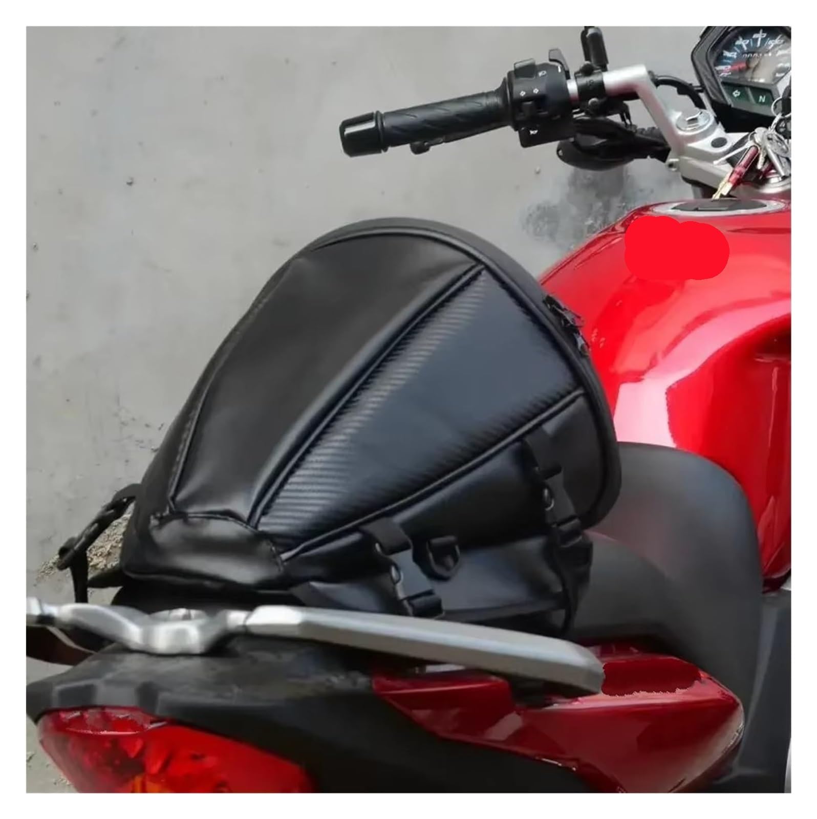 Moto Paraurti Borsa Moto Bagagli Coda Sport Guida Posteriore Scooter Laterale Schienale Sella Borsa