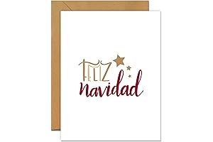Feliz Navidad Christmas and Holiday Season Greeting Card