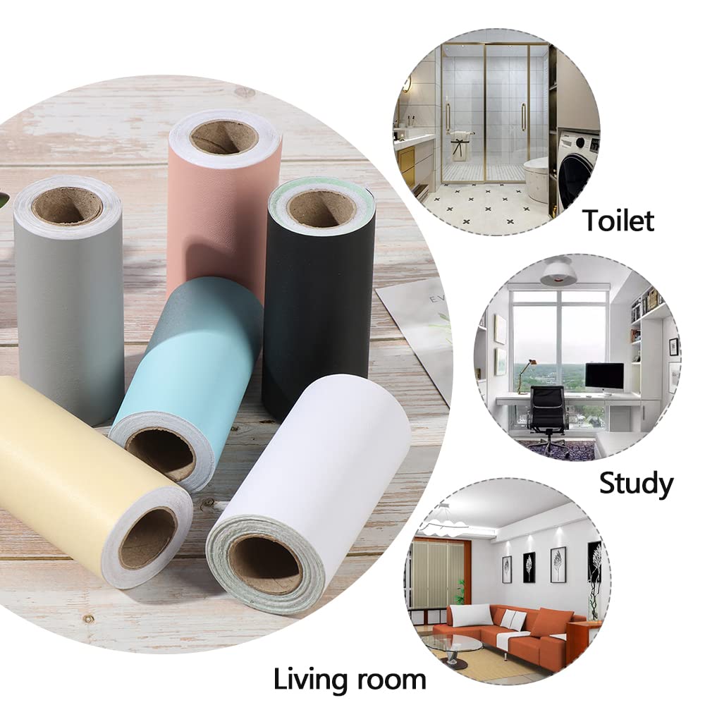 Carta da parati autoadesiva impermeabile in PVC per soggiorno, bordo(Beige,500 x 12 cm)