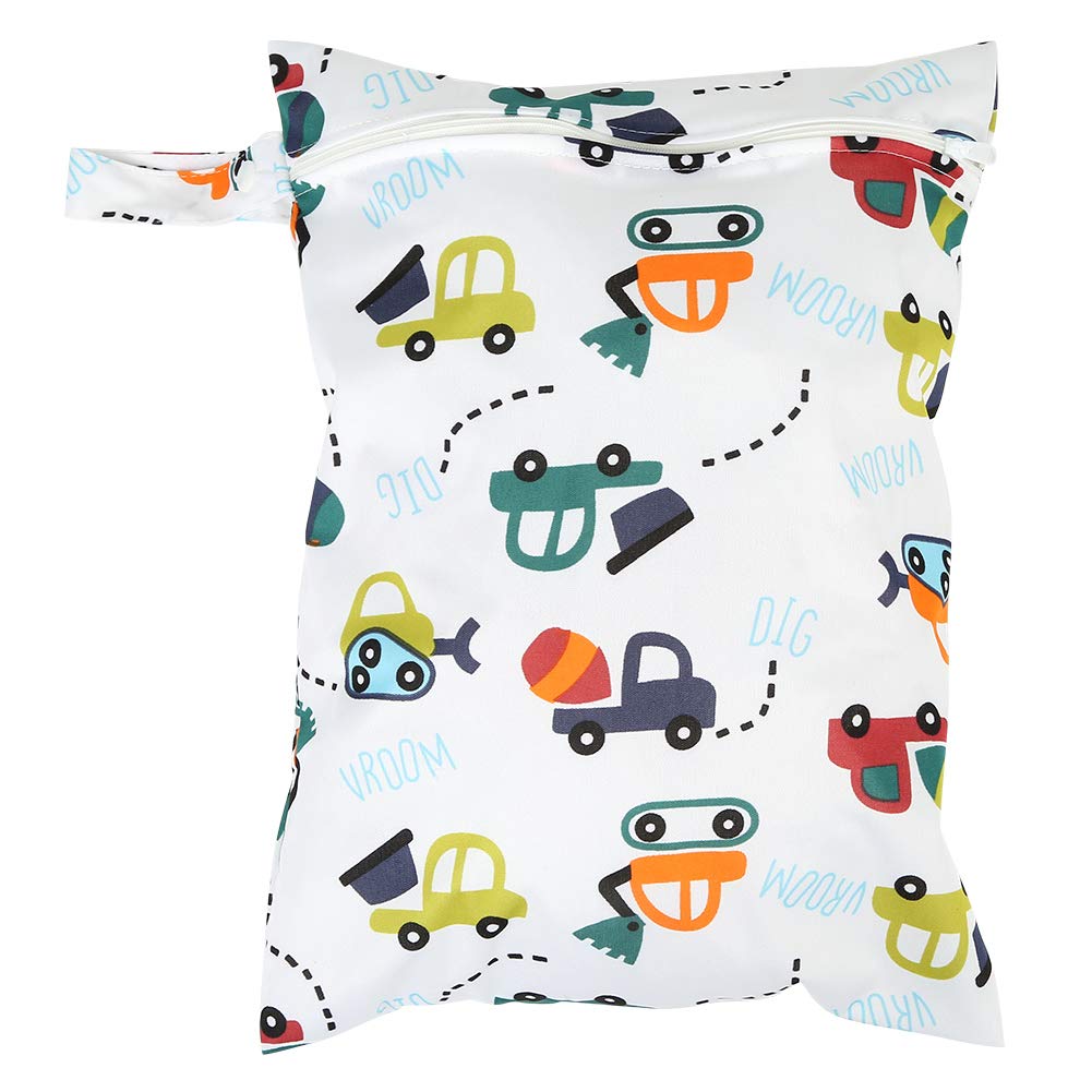 hztyyier Cloth Diaper Wet Dry Bags Waterproof Reusable Cloth Nappy Storage Bag with Zipper for Travel, Beach Swimsuits Clothes(#1)-picture-46