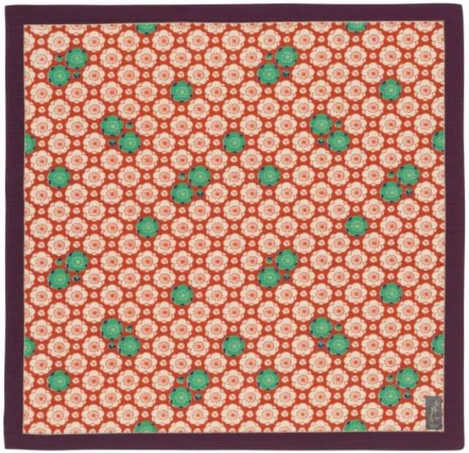 Heiyemon Waritsuke Ume Furoshiki Wrap Cloth (Red)