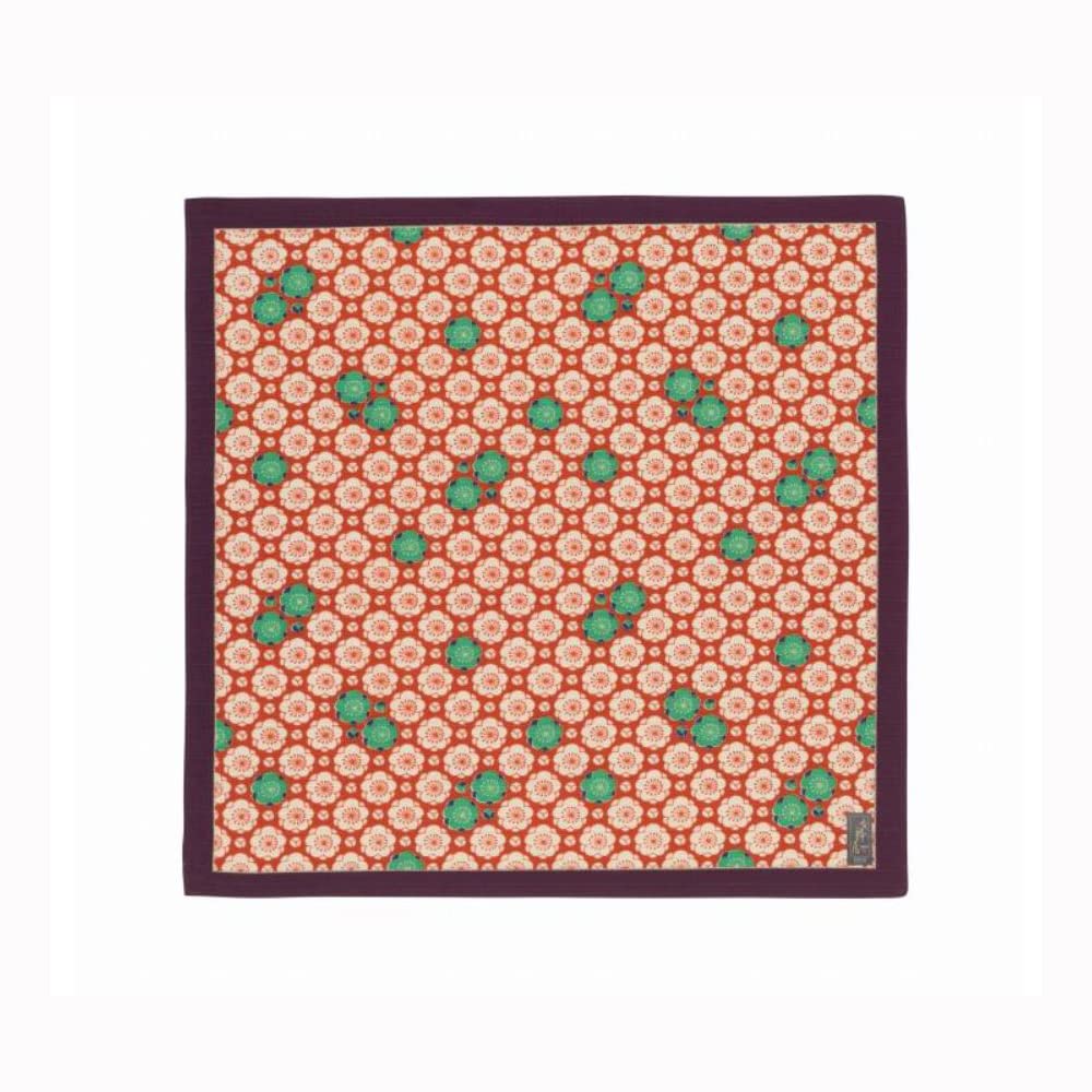 Heiyemon Waritsuke Ume Furoshiki Wrap Cloth (Red)