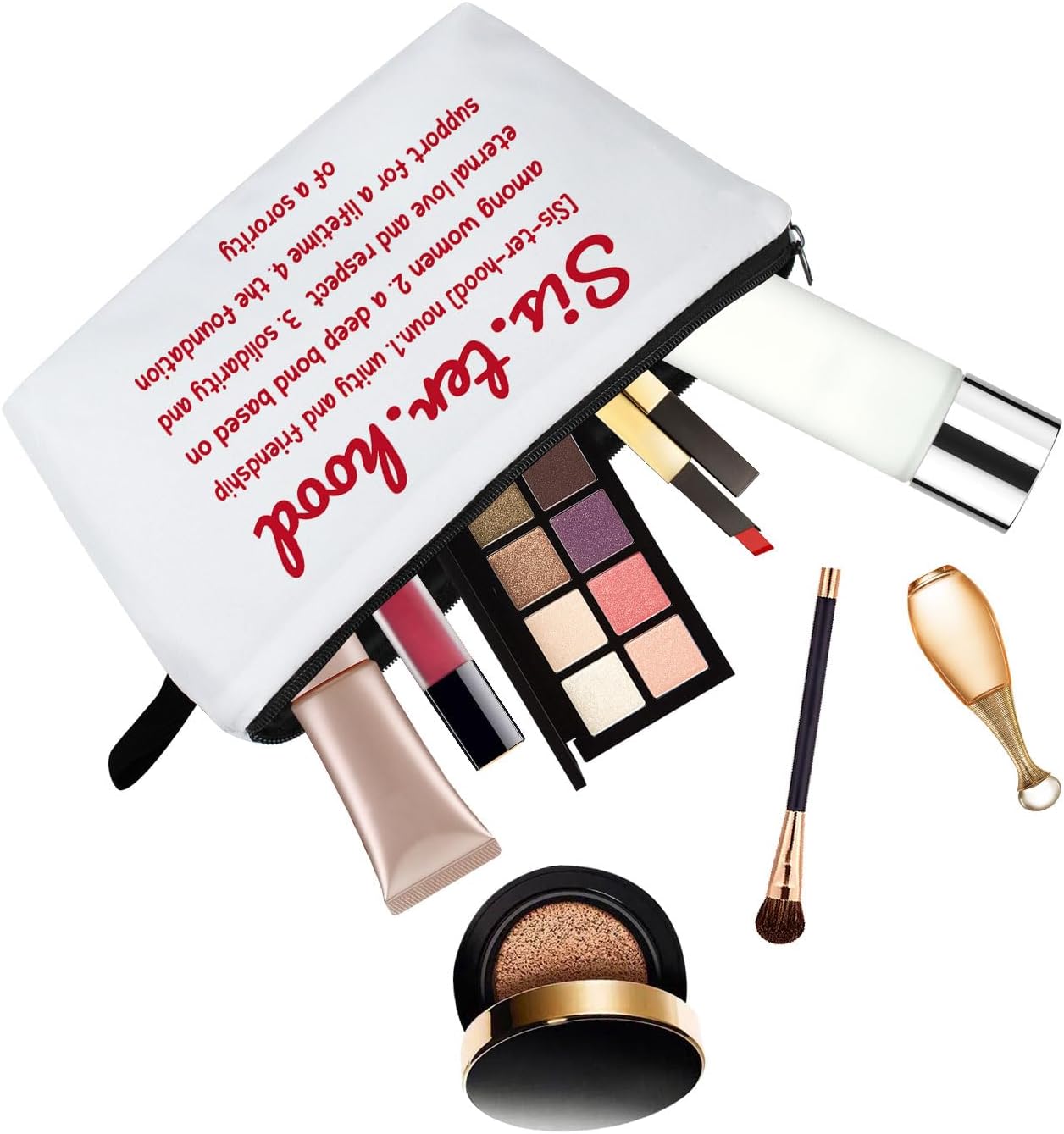 Soror DST Presents Soror 1913 Sisterhood Present Delta Makeup Bag Travel Toiletry Zipper Pouch Greek Sorority Present for Sorority Members Newcomers - Image 5