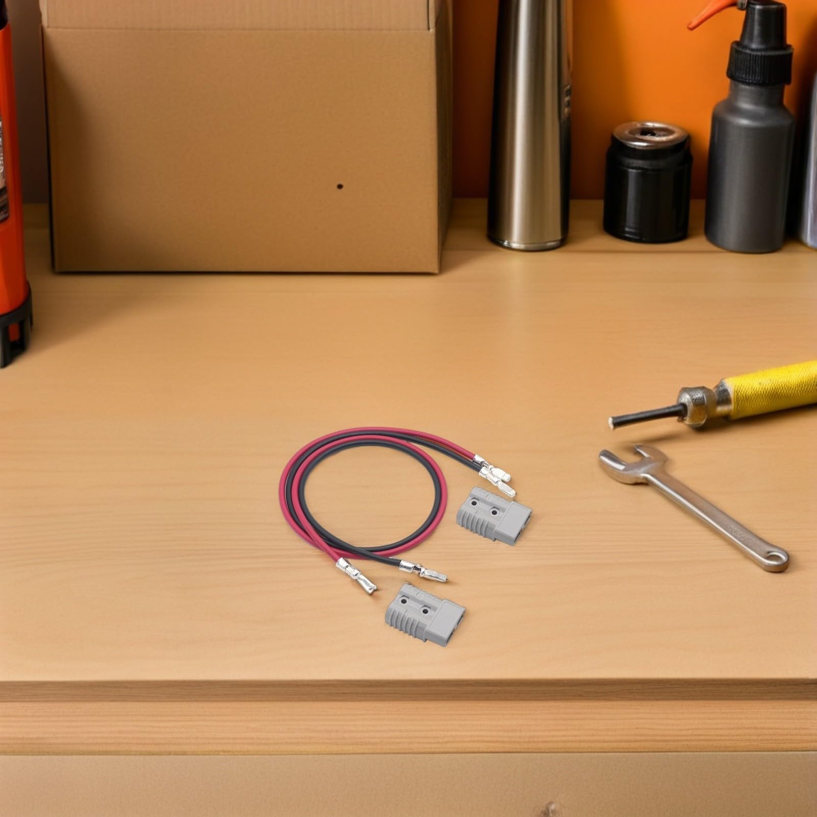 Lurrose Cable Positivo Batería 175a 6 Awg 1 Metro Aislamiento de Abs y Goma para Instalación Flexible en Vehículos Rv y Carretillas Elevadoras