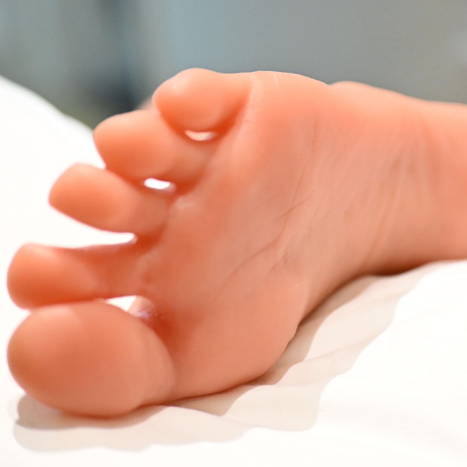 Silikon Füße Modell Female Realistische Silikon Fuß Mannequin für Schuhe Vorführmodell Art Skizze (linker Fuß)