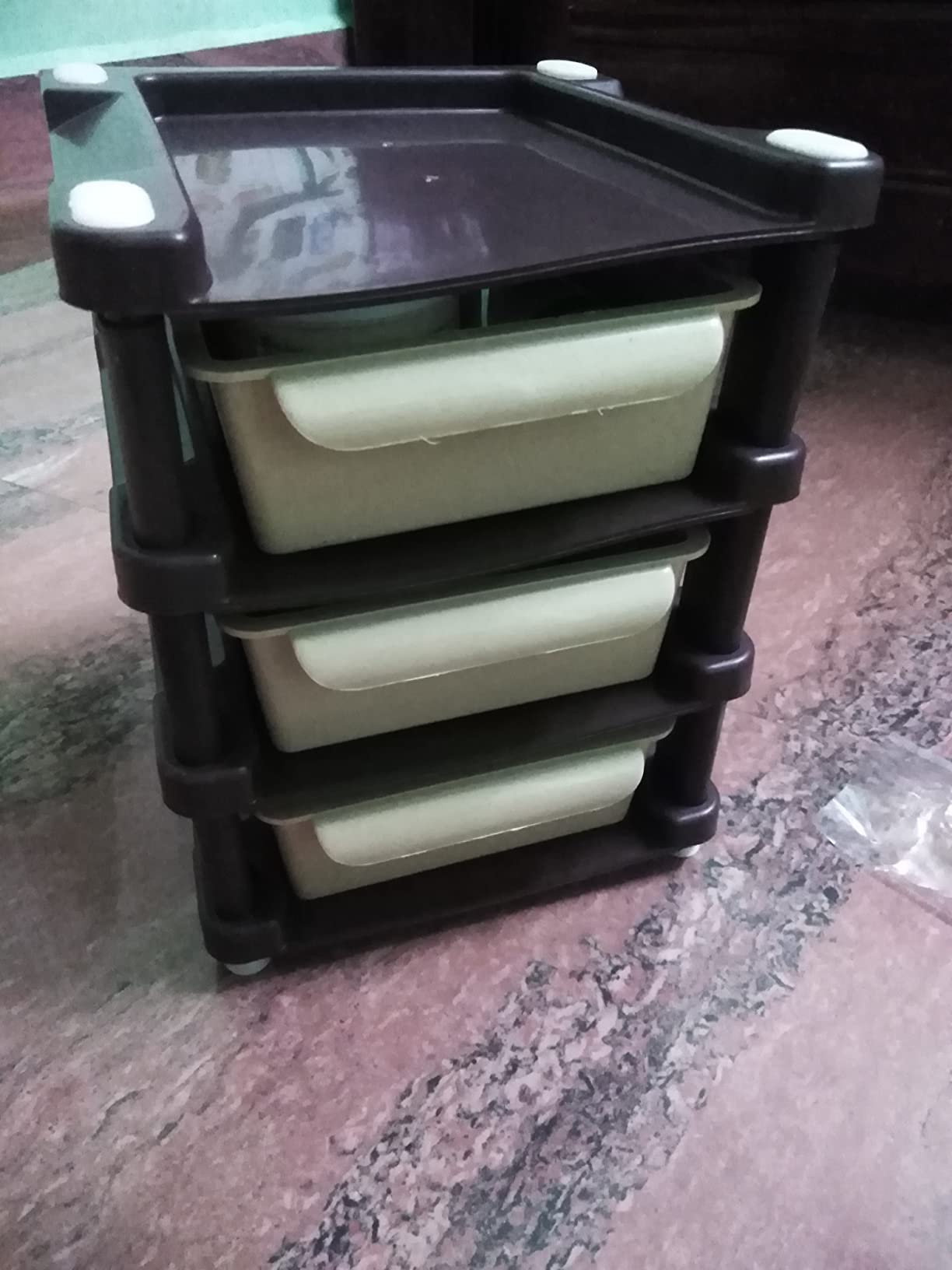 DOWNLOAD Mini Plastic Modular Drawer Storage System Rack Multi-Purpose ...