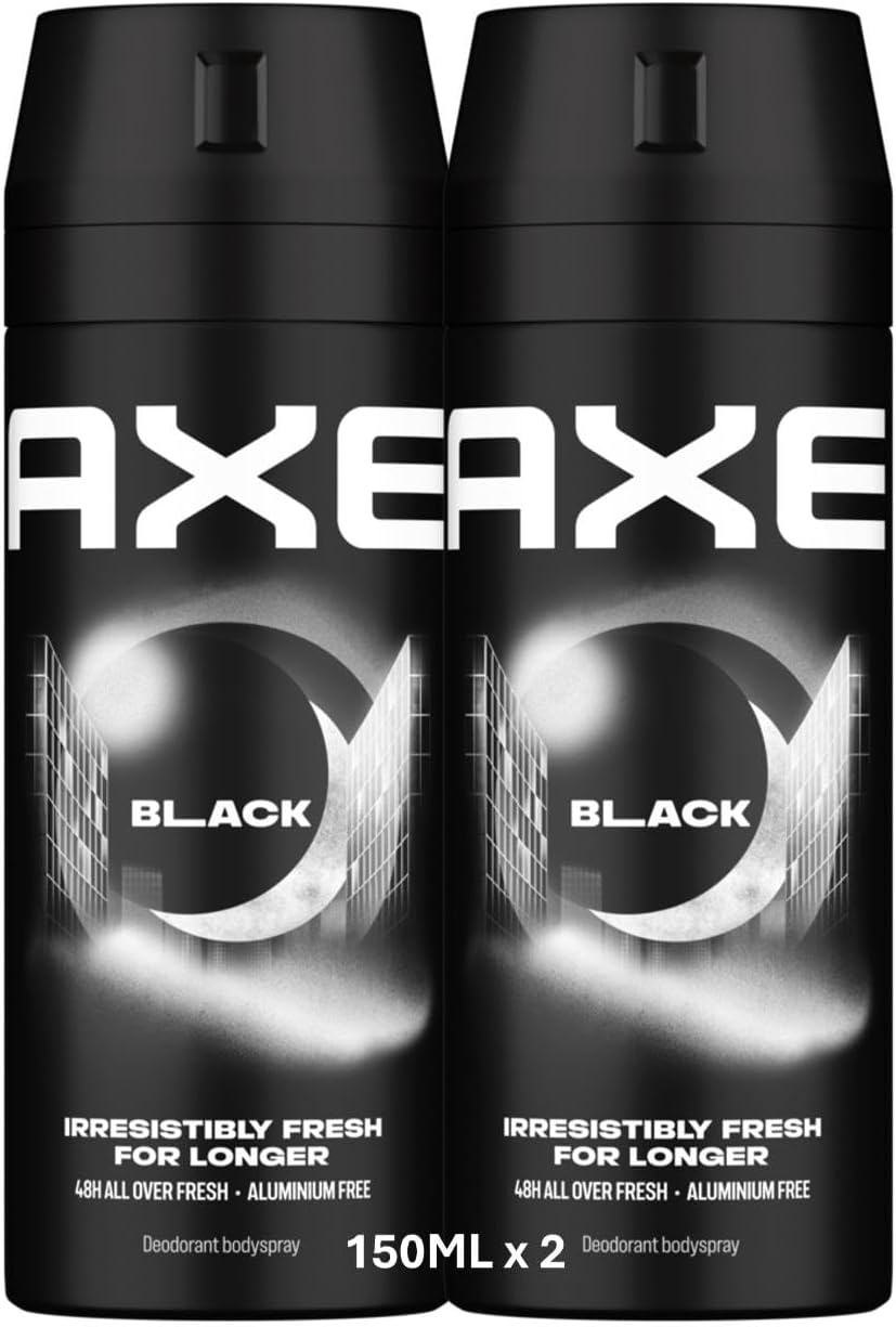 Black Deodorant, 150ml (Pack Of 2)