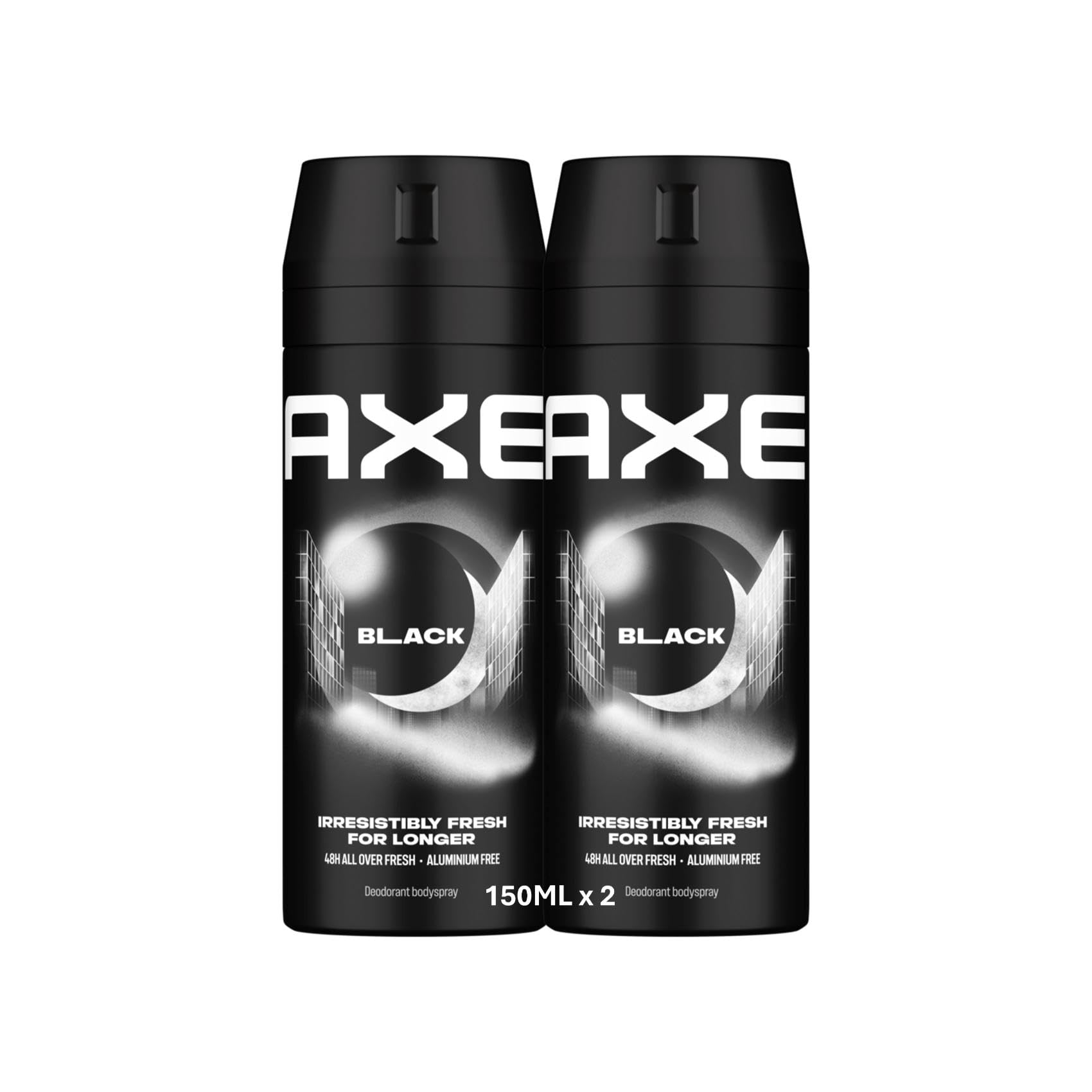 AXEBlack Deodorant, 150ml (Pack Of 2)